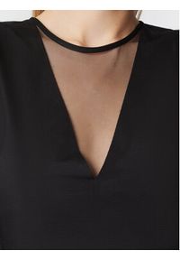 TwinSet - TWINSET Sukienka koktajlowa 231TP2721 Czarny Regular Fit. Kolor: czarny. Materiał: syntetyk. Styl: wizytowy #3