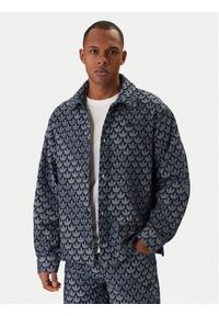 Adidas - adidas Koszula jeansowa Monogram KD0397 Niebieski Loose Fit. Kolor: niebieski. Materiał: bawełna #1