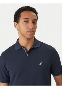 Nautica Polo Cabin NCCR0110 Granatowy Classic Fit. Typ kołnierza: polo. Kolor: niebieski. Materiał: syntetyk, bawełna #2