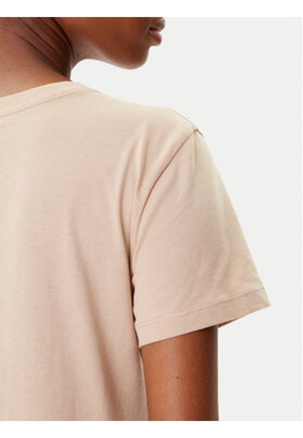 Armani Exchange T-Shirt XW001366 AF10356 U1051 Beżowy Regular Fit. Kolor: beżowy. Materiał: bawełna