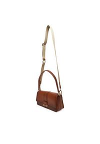 TOMMY HILFIGER - Tommy Hilfiger Torebka Heritage Leather Conv Cross BAW0AW17400 Brązowy. Kolor: brązowy. Materiał: skórzane #3