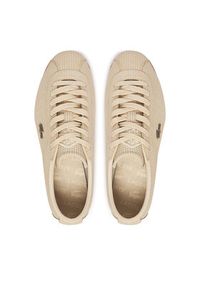 Lacoste Sneakersy Club-Low 51SFA0022 Beżowy. Kolor: beżowy. Materiał: skóra #6