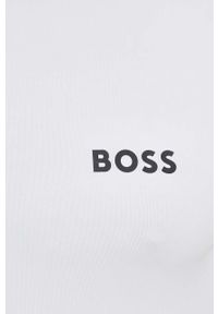 Boss Green t-shirt x Matteo Barrettini męski kolor biały z nadrukiem. Kolor: biały. Materiał: materiał, dzianina. Wzór: nadruk. Styl: klasyczny #4