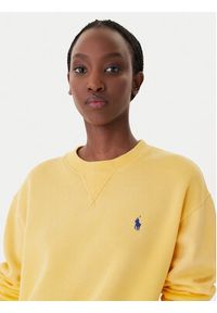 Polo Ralph Lauren Bluza 211971697504 Żółty Relaxed Fit. Typ kołnierza: polo. Kolor: żółty. Materiał: bawełna #2
