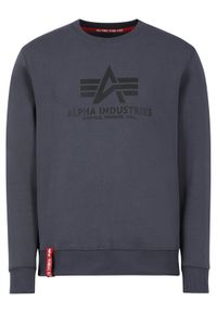 Alpha Industries Bluza Basic 178302 Szary Regular Fit. Kolor: szary. Materiał: bawełna