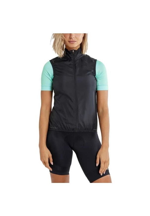 Damska kurtka wodoodporna Craft Essence Light. Kolor: czarny. Sport: turystyka piesza