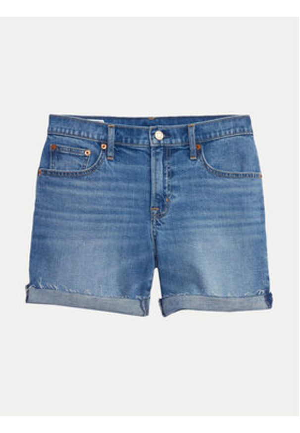 GAP - Gap Szorty jeansowe 570596-02 Niebieski Regular Fit. Kolor: niebieski. Materiał: bawełna