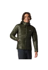 MOUNTAIN HARDWEAR - Kurtka puchowa z kapturem Mountain Hardwear Ghost Whisperer/2™. Typ kołnierza: kaptur. Kolor: zielony. Materiał: puch. Sport: turystyka piesza