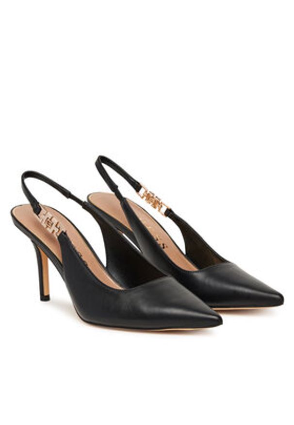 Guess Szpilki FLTNS4 LEA05 Czarny. Kolor: czarny. Materiał: skóra. Obcas: na szpilce