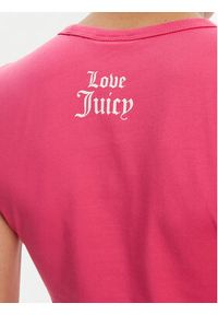 Juicy Couture T-Shirt Just Juicy JCGCT125040 Różowy Slim Fit. Kolor: różowy. Materiał: bawełna