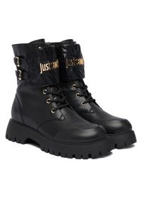 Just Cavalli Trapery 79RA3S97 ZSD64 Czarny. Kolor: czarny. Materiał: skóra #5