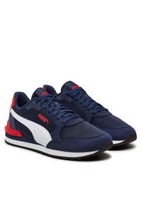 Puma Sneakersy St Runner v4 Mesh Jr 399876 02 Granatowy. Kolor: niebieski. Materiał: skóra, zamsz