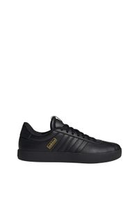 Adidas - Buty VL Court 3.0. Zapięcie: pasek. Kolor: żółty, wielokolorowy, czarny. Wzór: aplikacja