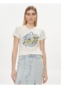 Liu Jo Sport T-Shirt TA4202 JS003 Écru Regular Fit. Materiał: bawełna. Styl: sportowy #1