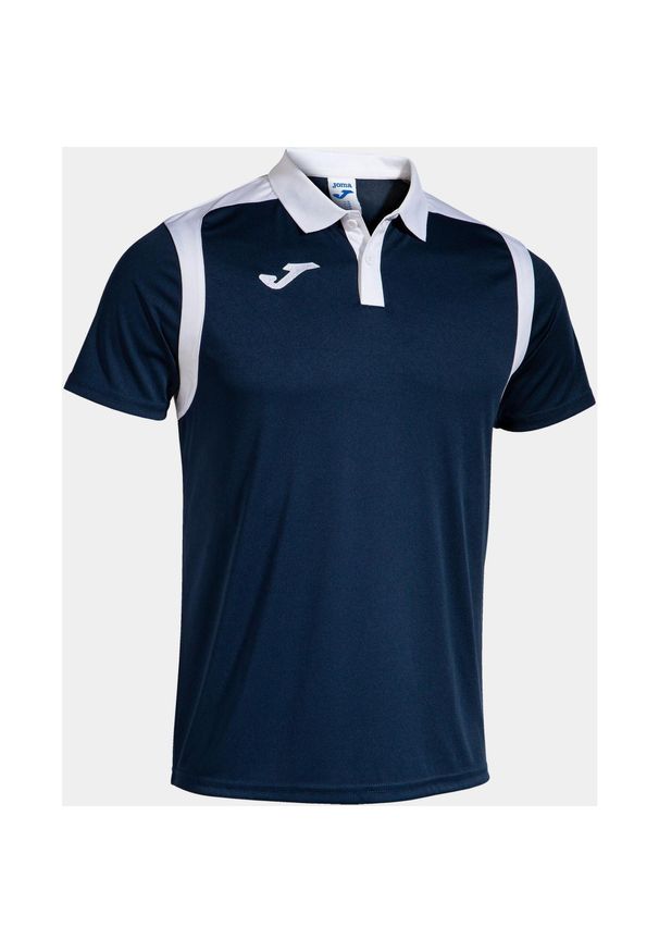 Koszulka polo do tenisa dla chłopców Joma Championship V. Typ kołnierza: polo. Kolor: niebieski, wielokolorowy, biały. Sport: tenis