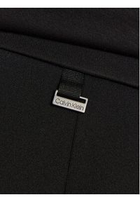 Calvin Klein Spodnie materiałowe K20K207647 Czarny Wide Leg. Kolor: czarny. Materiał: syntetyk