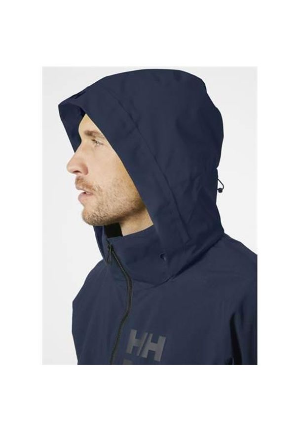 Kurtka uniwersalna męska Helly Hansen Hp Racing Hooded Jacket. Typ kołnierza: kaptur. Kolor: niebieski. Materiał: syntetyk. Sezon: zima. Sport: narciarstwo