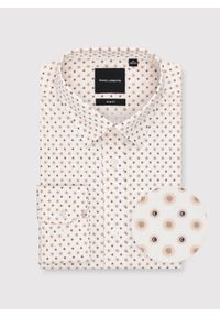 Pako Lorente - PAKO LORENTE – Biała koszula w kwiatowy print. Kolor: biały. Materiał: elastan, bawełna. Długość rękawa: długi rękaw. Długość: długie. Wzór: kwiaty, nadruk #4