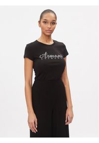 Armani Exchange T-Shirt 8NYT91 YJG3Z 1200 Czarny Regular Fit. Kolor: czarny. Materiał: bawełna #1