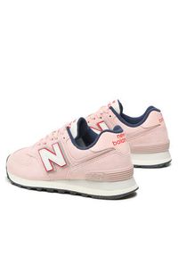 New Balance Sneakersy WL574YP2 Różowy. Kolor: różowy. Materiał: materiał. Model: New Balance 574 #10