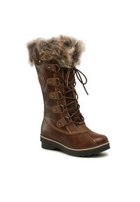 Kimberfeel Kozaki Beverly Brązowy. Kolor: brązowy. Materiał: skóra #5