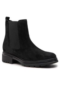 Botki Gabor 91.610.17 Schwarz. Kolor: czarny. Materiał: zamsz, skóra #1