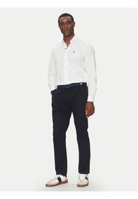 Hechter Paris Koszula 60253 151645 Biały Modern Fit. Kolor: biały. Materiał: bawełna #5