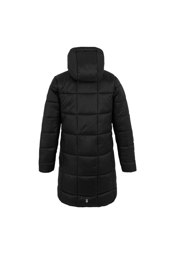 Regatta - Dziecięca Pikowana Ocieplana Kurtka Embrie. Kolor: czarny. Materiał: puch. Styl: sportowy