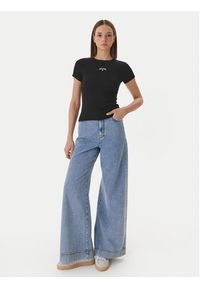Guess Jeans T-Shirt W6GPZ3 KA0H1 Czarny Slim Fit. Kolor: czarny. Materiał: bawełna #3