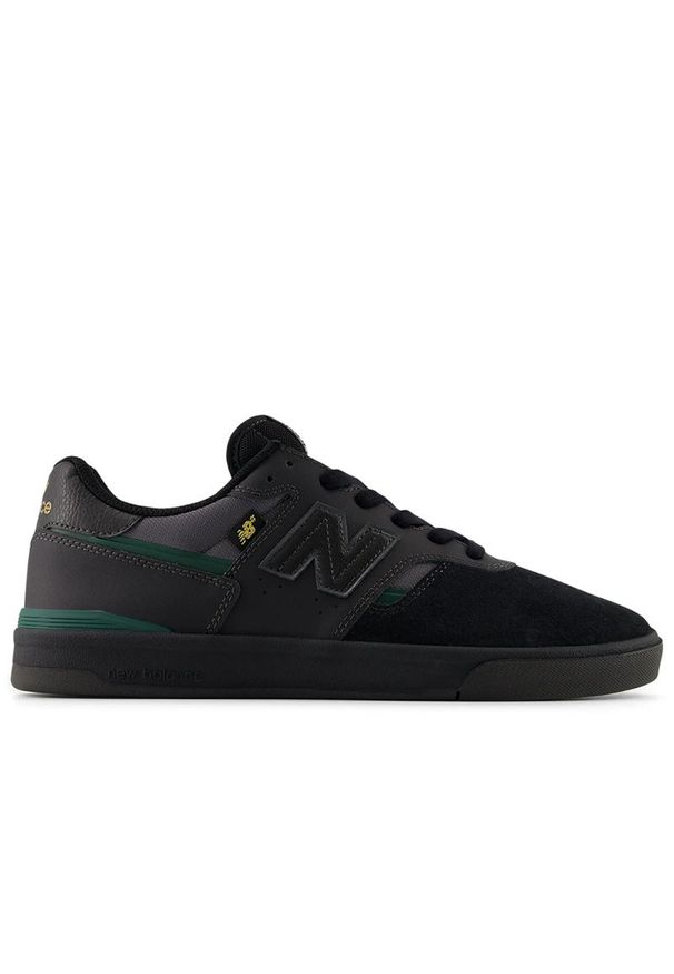 Buty męskie New Balance Numeric UN306CSP - czarne. Kolor: czarny. Materiał: materiał, zamsz, syntetyk, guma, skóra. Szerokość cholewki: normalna