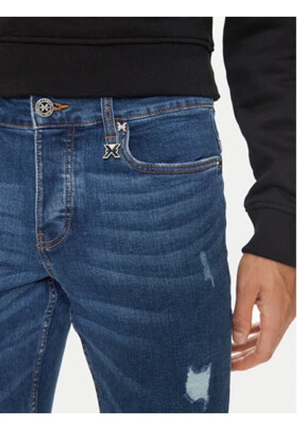 Richmond X Jeansy Trosti UMA24086JE Niebieski Slim Fit. Kolor: niebieski