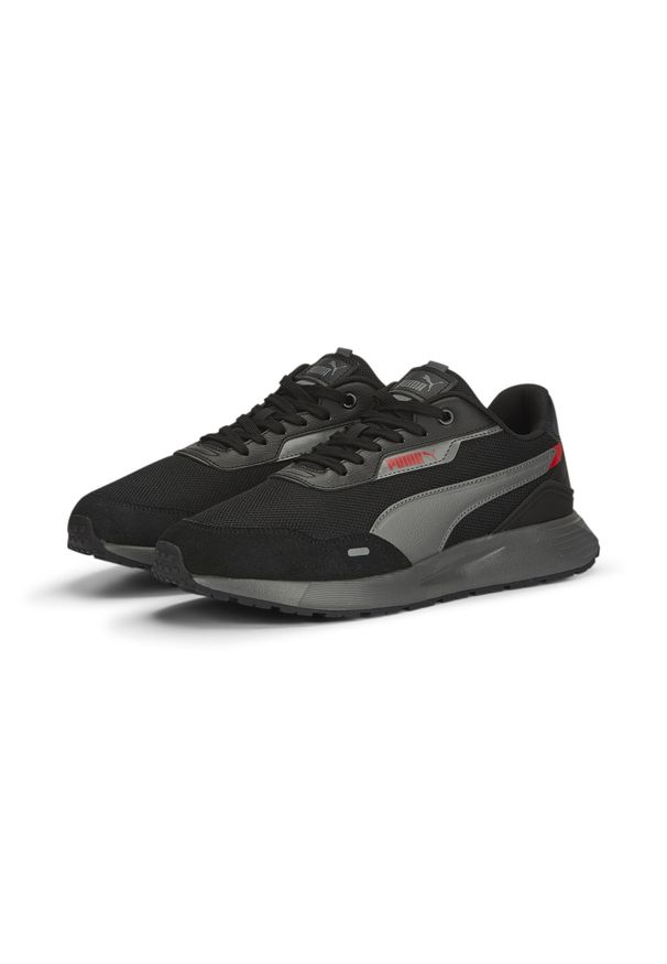 Buty Sportowe Męskie Puma Runtamed Plus. Kolor: szary, czarny, czerwony, wielokolorowy. Sport: bieganie