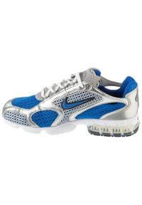 Nike - Buty sportowe Sneakersy męskie, Air Zoom Spiridion Cage 2. Kolor: niebieski. Model: Nike Zoom. Sport: turystyka piesza