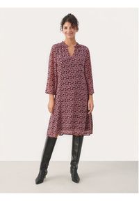 Part Two Sukienka codzienna Devira 30308131 Różowy Regular Fit. Okazja: na co dzień. Kolor: różowy. Materiał: wiskoza. Typ sukienki: proste. Styl: casual #4