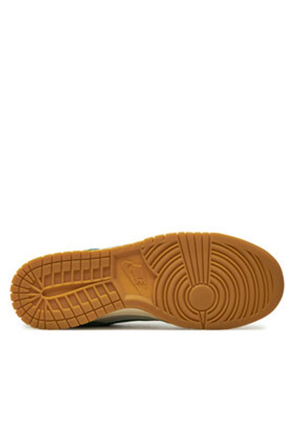 Nike Sneakersy Dunk Low Se HQ1519 030 Zielony. Kolor: zielony. Materiał: skóra, zamsz