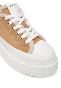 Inuikii Trampki Matilda Curly 1001.001.0381 Beżowy. Kolor: beżowy. Materiał: zamsz, skóra #3