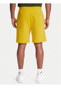 United Colors of Benetton - United Colors Of Benetton Szorty sportowe 342ZU900X Żółty Regular Fit. Kolor: żółty. Materiał: bawełna. Styl: sportowy #3