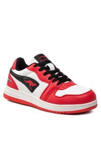 Sneakersy KangaRoos K-Watch Board 81135 000 6091 Fiery Red/White. Kolor: czerwony. Materiał: skóra #1