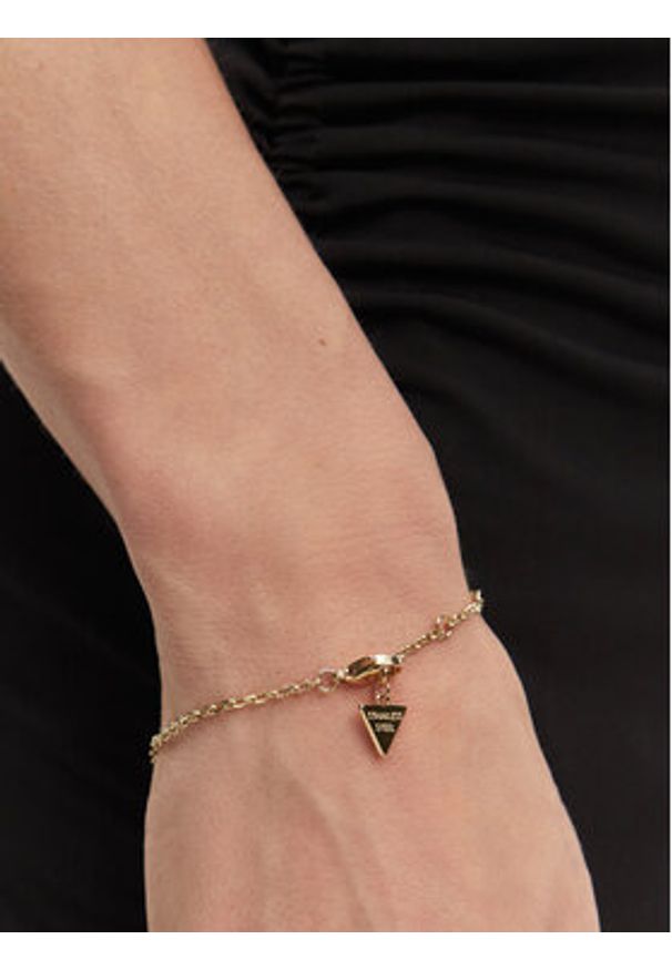 Guess Bransoletka JUBB05 220JW Złoty. Materiał: metalowe. Kolor: złoty