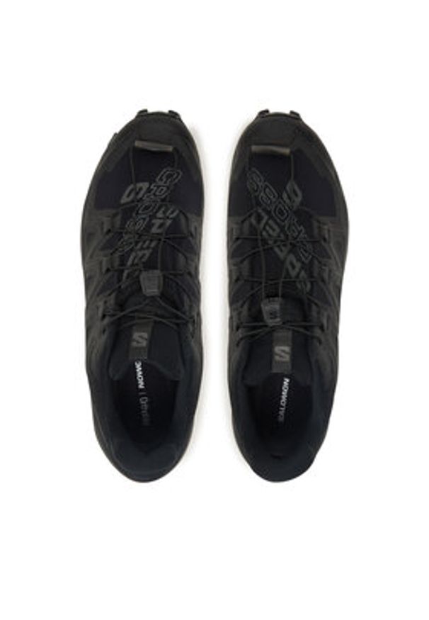 salomon - Salomon Buty do biegania Speedcross 6 Wide L41744000 Czarny. Kolor: czarny. Materiał: materiał. Model: Salomon Speedcross