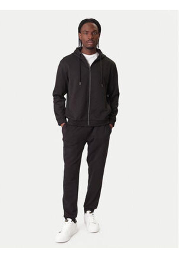 JOOP! Bluza Benizio 30047442 Czarny Regular Fit. Kolor: czarny. Materiał: syntetyk