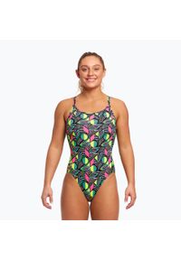 FUNKITA - Strój pływacki jednoczęściowy damski Funkita Diamond Back One Piece. Kolor: zielony