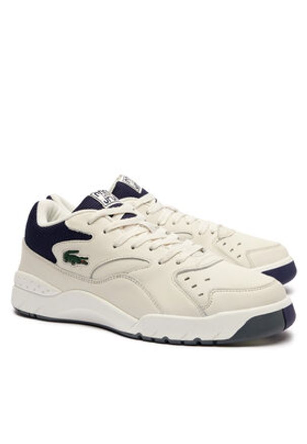 Lacoste Sneakersy Aceline 96 747SMA0036 Écru. Materiał: skóra