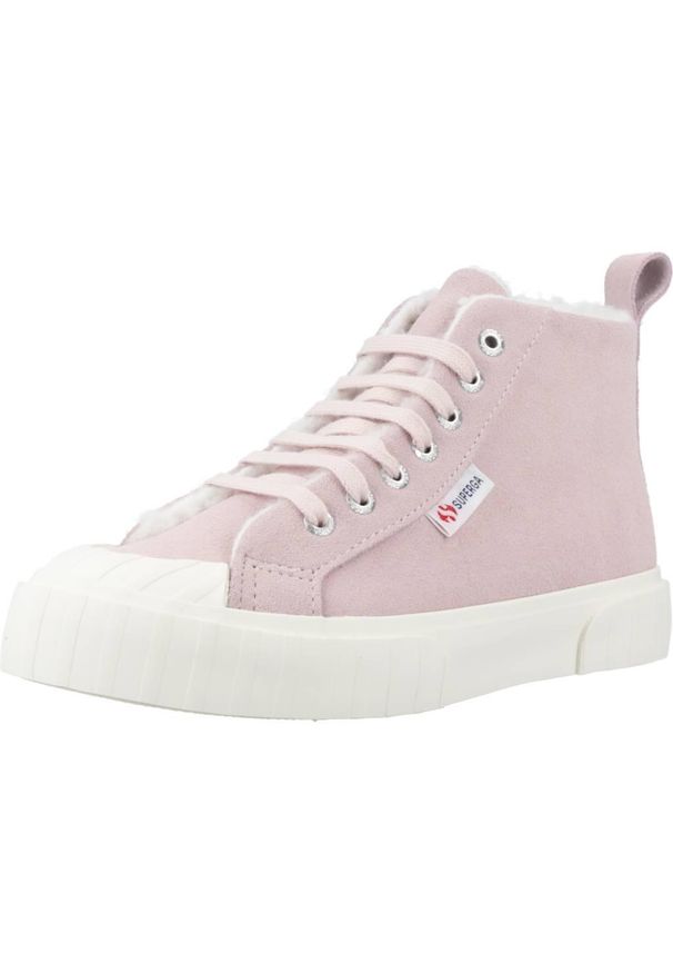 Superga - Buty SUPERGA S21269W 2696 Rose. Kolor: różowy. Materiał: tkanina. Sport: turystyka piesza