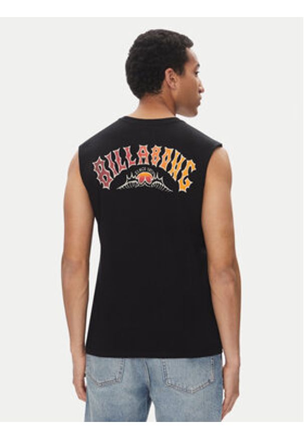 Billabong Tank top EBYZT00305 Czarny Regular Fit. Kolor: czarny. Materiał: bawełna