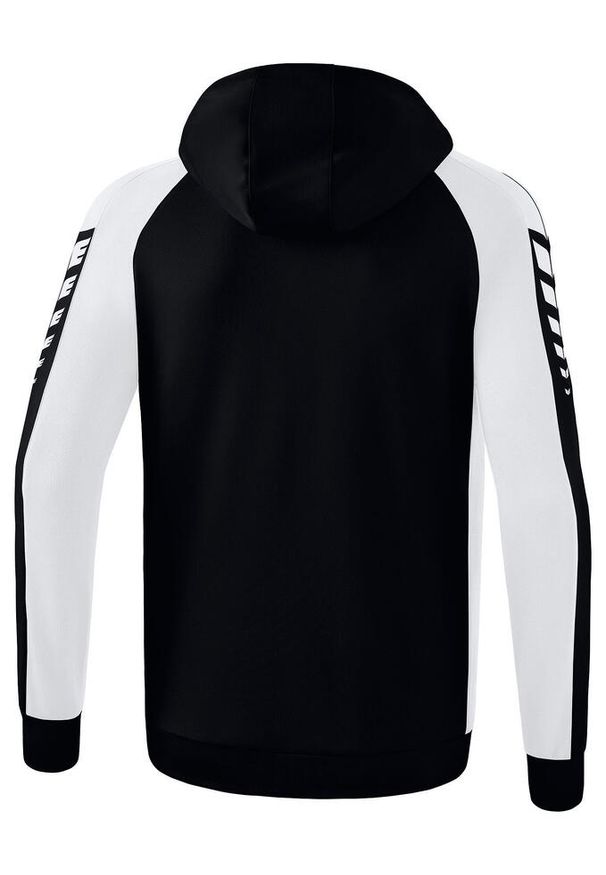 ERIMA - Kurtka z kapturem dla dzieci do treningu Erima Six Wings. Typ kołnierza: kaptur. Kolor: wielokolorowy, biały, czarny. Sport: fitness