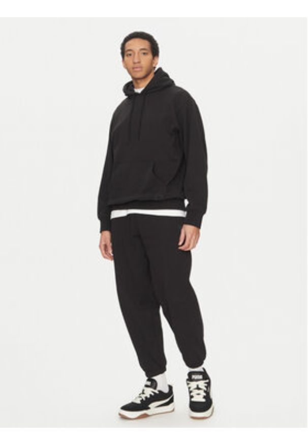 Vans Bluza Original Standards VN000P5C Czarny Loose Fit. Kolor: czarny. Materiał: bawełna