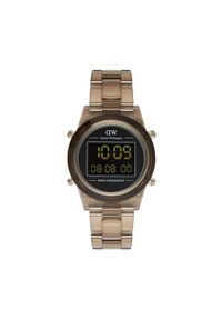 Daniel Wellington Zegarek DW00100761 Brązowy. Kolor: brązowy. Materiał: syntetyk #1