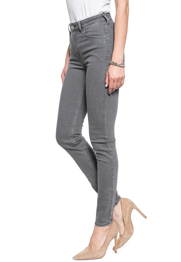 Lee - SPODNIE DAMSKIE LEE SCARLETT HIGH GREY ALMA L626FPIU 112114184. Stan: podwyższony