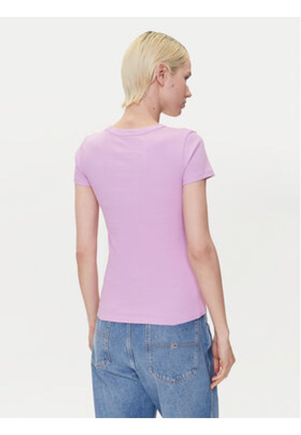 Hugo - HUGO T-Shirt Easy 50523924 Różowy Slim Fit. Kolor: różowy. Materiał: bawełna